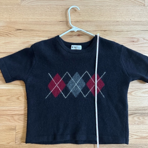 Wool diamond pattern top - Picture 3 of 4